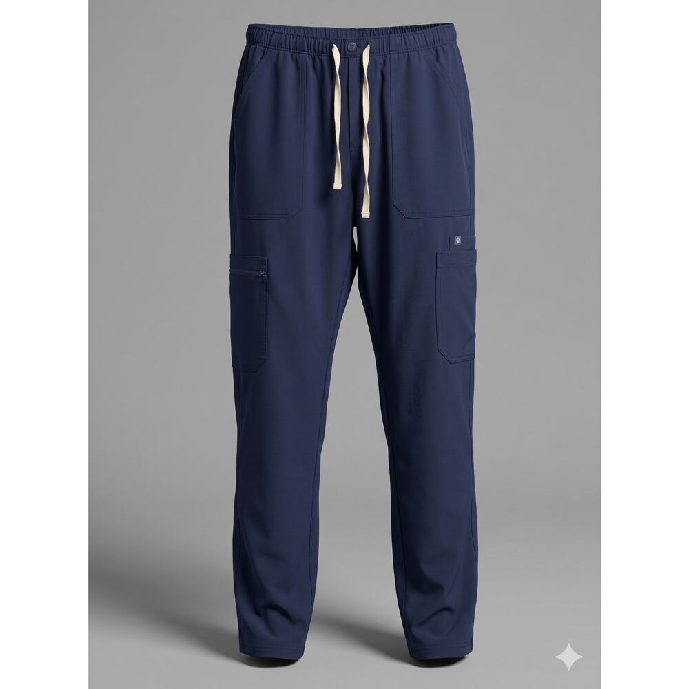 Figs Mens L Career Medical RN Minimalist FIONx Technical Cairo Cargo Scrub Pants